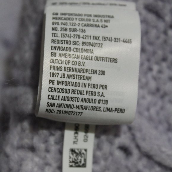 American Eagle Lavender Violet Hooded Sweater (263)🦋 - Picture 9 of 10